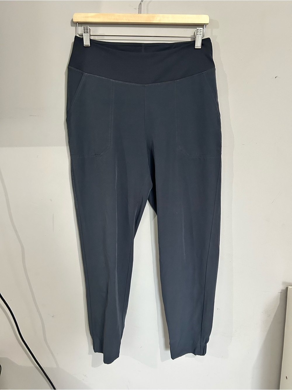 Patagonia Women's Charcoal Track Pants with High Waistband